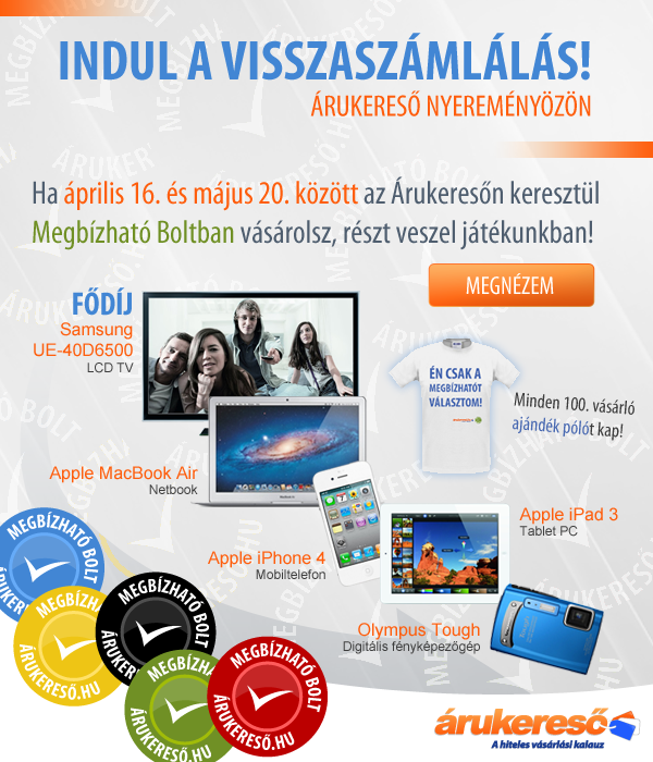 Árukereső Olimpiai Nyereményjáték!