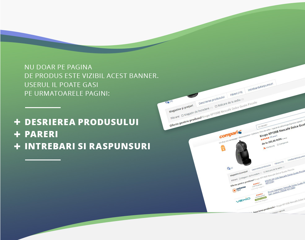 Userul il poate gasi pe urmatoarele pagini