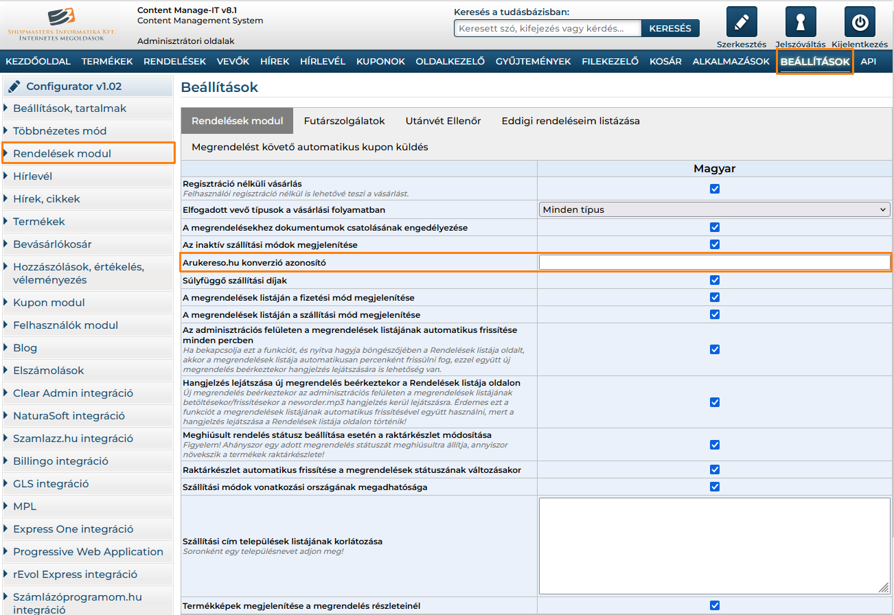 A screenshot of a website