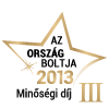 Ország Boltja 2013 Minőségi díj III. helyezett