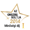 Ország Boltja 2014 Minőségi díj I. helyezett