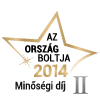 Ország Boltja 2014 Minőségi díj II. helyezett