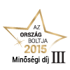 Ország Boltja 2015 Minőségi díj III. helyezett