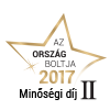 Ország Boltja 2017 Minőségi díj II. helyezett